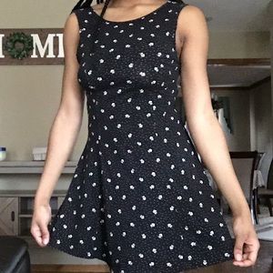 Black and White Flower Dress Forever 21